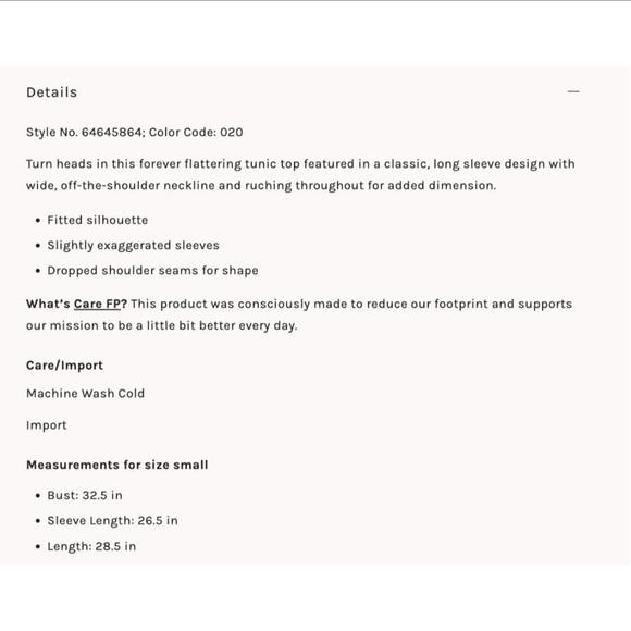 Free People Off Shoulder Top - Picture 7 of 9